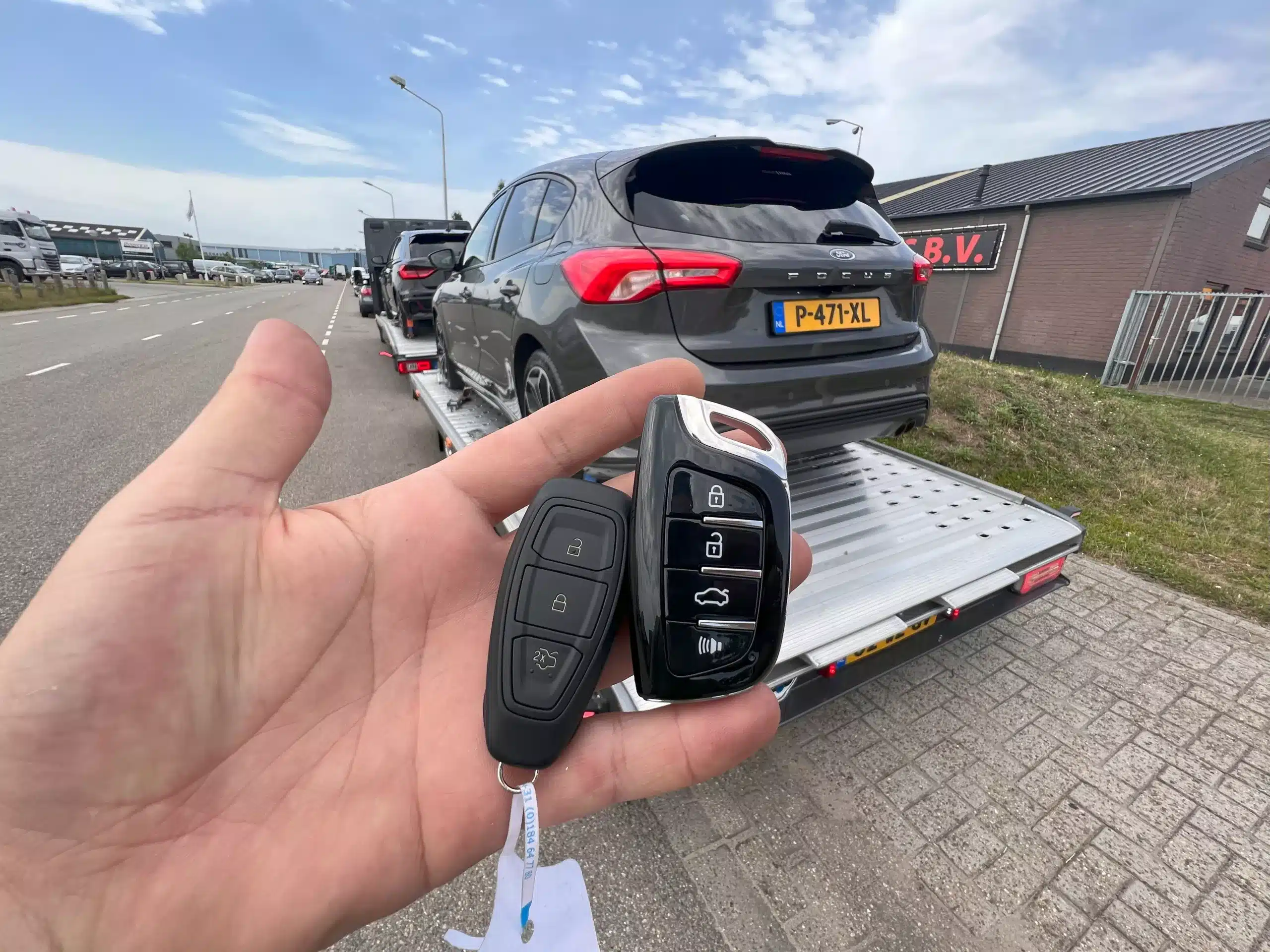Ford focus keyless autosleutel bijmaken