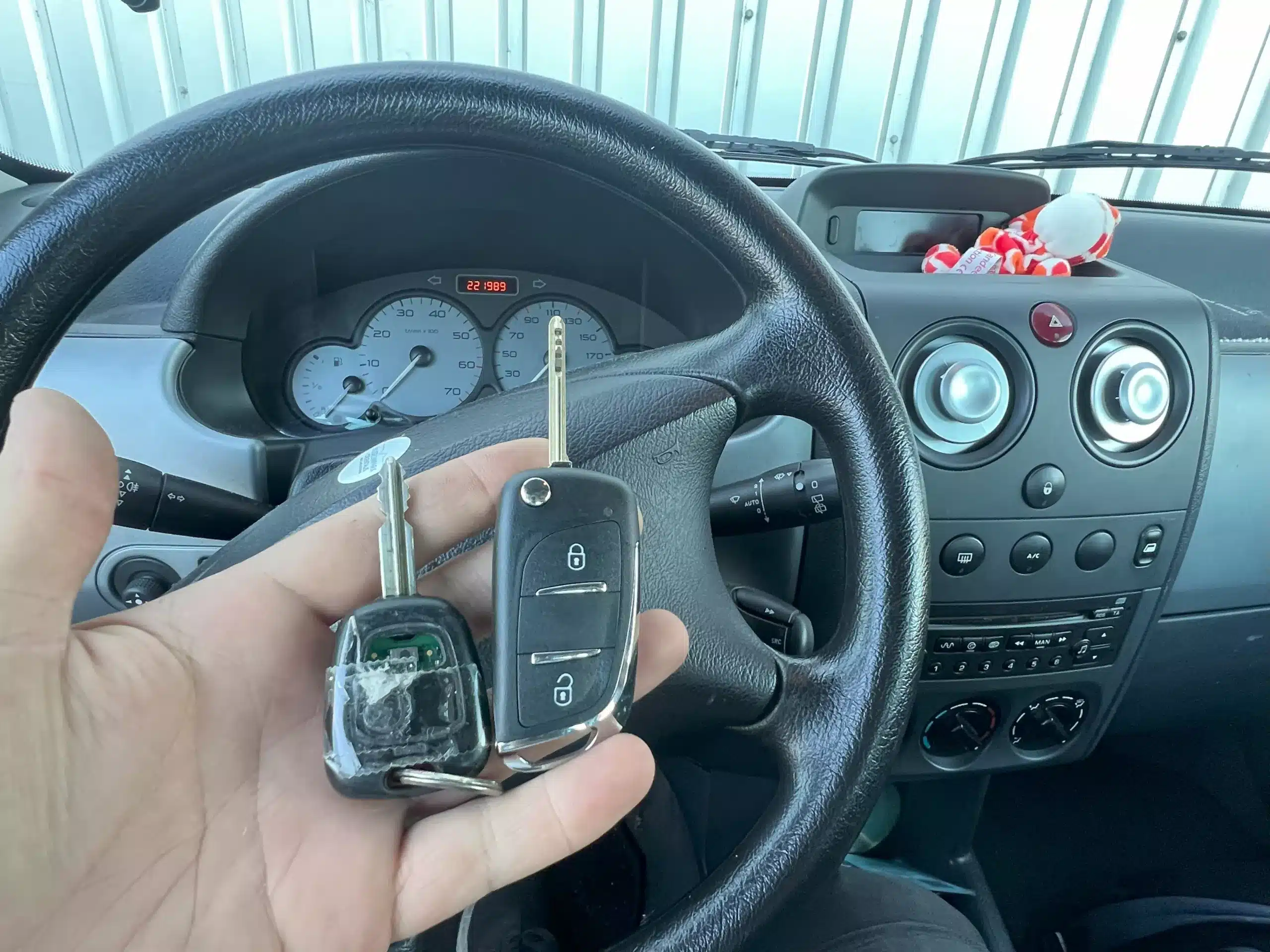Citroën c1 Autoschlüssel nachmachen
