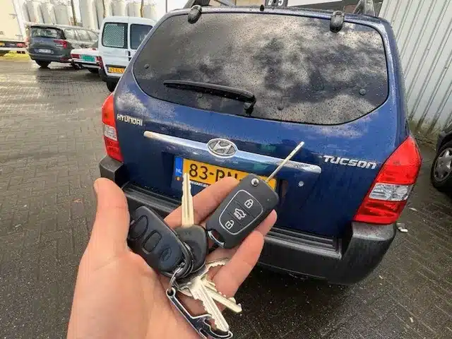 Hyundai tucson sleutel bijmaken