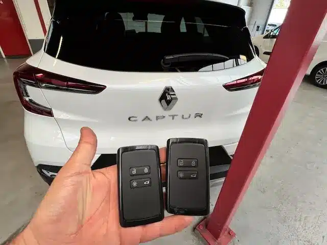 Renault captur autosleutel kaart bijmaken