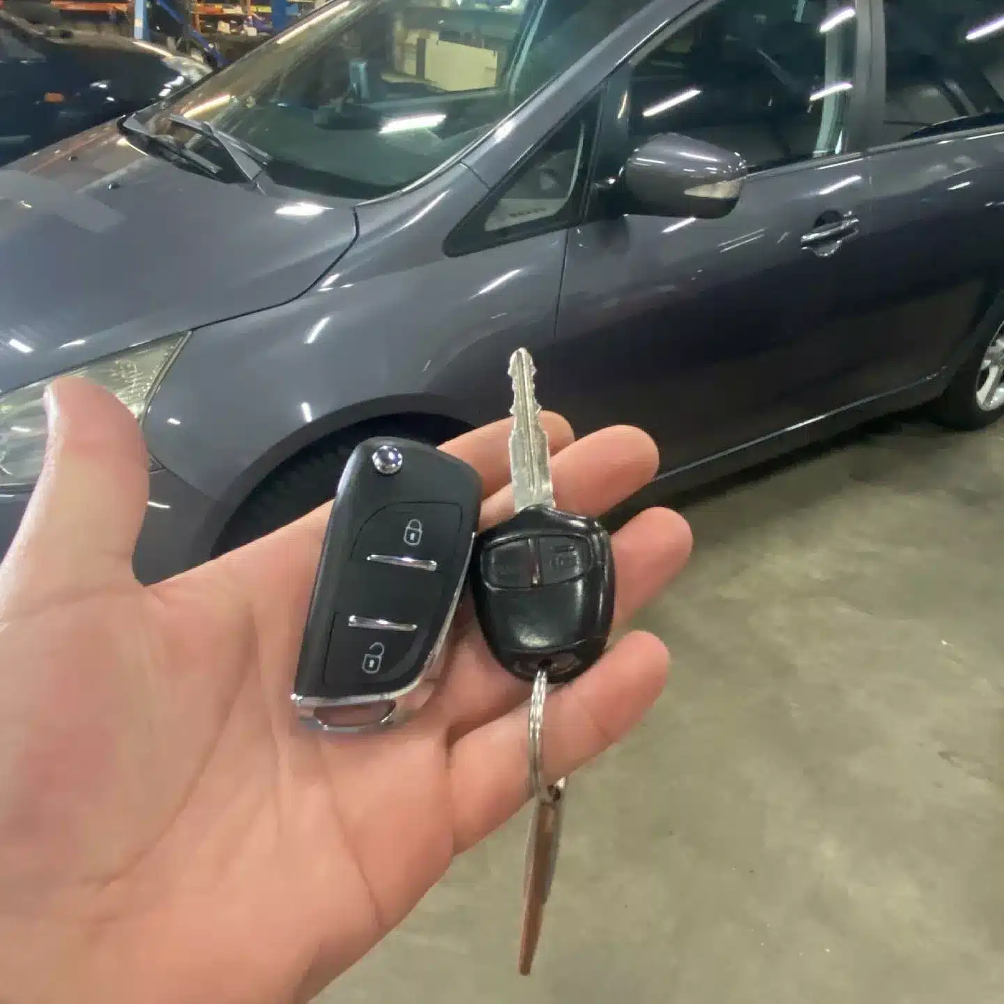 Mitsubishi autosleutel met afstandsbediening bijmaken