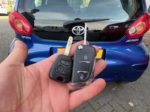 Toyota aygo sleutel bijmaken
