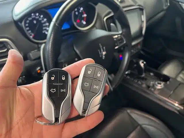 Maserati Ghibli sleutel bijmaken Maserati Ghibli sleutel bijmaken