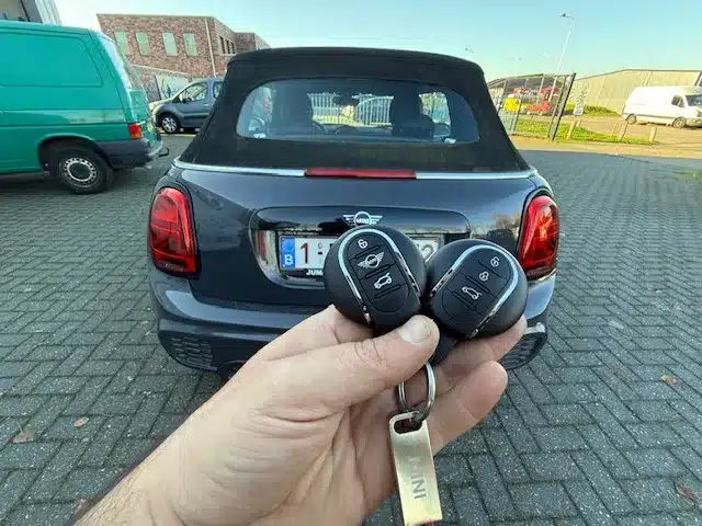 Mini cooper autosleutel belgie