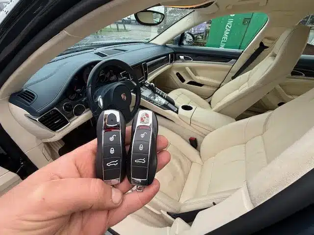 Porsche panamera sleutel bij laten maken